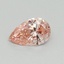 0.37 Ct. Fancy Vivid Pink Pear Lab Grown Diamond