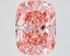 5.10 Ct. Fancy Vivid Pink Cushion Lab Grown Diamond