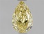 1.10 Ct. Fancy Intense  Yellow Pear Lab Grown Diamond