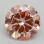 3.03 Ct. Fancy Intense Pink Round Lab Grown Diamond