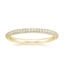 18K Yellow Gold Valencia Diamond Ring, smalltop view