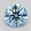 1.00 Ct. Fancy Blue Round Lab Grown Diamond