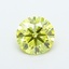1.08 Ct. Fancy Intense  Yellow Round Lab Grown Diamond