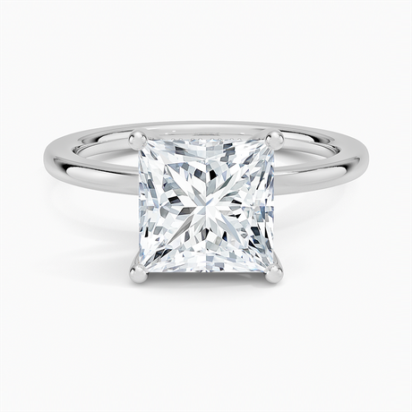 18K White Gold Sydney Perfect Fit Hidden Halo Diamond Ring