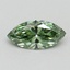 1.00 Ct. Fancy Vivid Pacific Green Marquise Lab Grown Diamond
