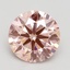 2.53 Ct. Fancy Intense Pink Round Lab Grown Diamond