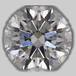 Round diamond — real photo
