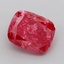 1.68 Ct. Fancy Vivid  Pink Cushion Lab Grown Diamond