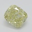1.13 Ct. Fancy Yellow Cushion Diamond