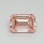1.51 Ct. Fancy Vivid Pink Emerald Lab Grown Diamond