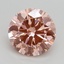 1.70 Ct. Fancy Intense Pink Round Lab Grown Diamond