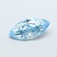 1.07 Ct. Fancy Vivid  Blue Marquise Lab Grown Diamond
