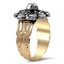 The Belroi Ring, smalltop view on a hand