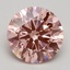 2.72 Ct. Fancy Intense Pink Round Lab Grown Diamond