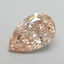 10.72 Ct. Fancy Intense Pink Pear Lab Grown Diamond