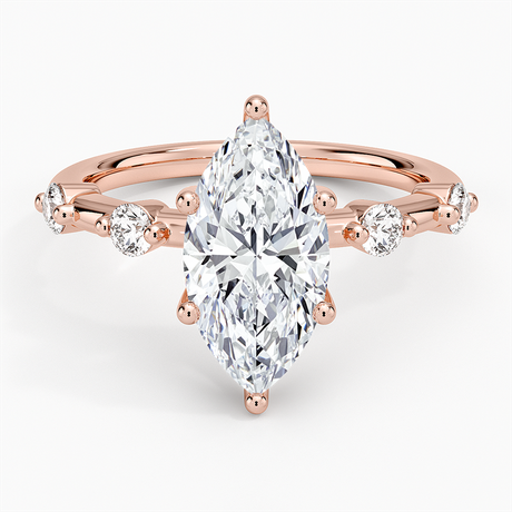 14K Rose Gold Aimee 1.7mm Diamond Ring