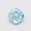 1.10 Ct. Fancy Intense Blue Cushion Lab Grown Diamond
