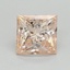 1.54 Ct. Fancy Intense Pink Princess Lab Grown Diamond