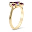 The Inocencia Ring, smalltop view on a hand
