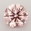 2.54 Ct. Fancy Intense Pink Round Lab Grown Diamond