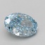 4.05 Ct. Fancy Vivid Blue Oval Lab Grown Diamond