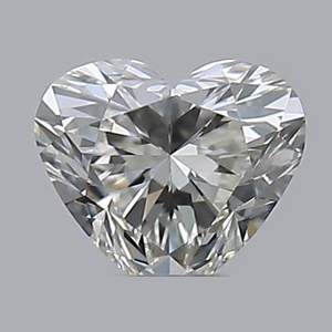 Heart diamond — real photo