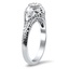 The Ventura Ring, smalltop view on a hand