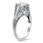 The Cremello Ring, smalltop view on a hand