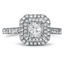 Custom Radiant Cut Double Halo Diamond Ring