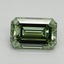 1.70 Ct. Fancy Vivid Green Emerald Lab Grown Diamond