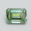 1.44 Ct. Fancy Vivid Pacific Green Emerald Lab Grown Diamond