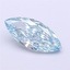 1.13 Ct. Fancy Intense  Blue Marquise Lab Grown Diamond