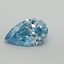 5.00 Ct. Fancy Vivid Blue Pear Lab Grown Diamond