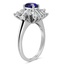 The Jaunie Ring, smalltop view on a hand