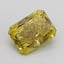 8.19 Ct. Fancy Vivid Brownish Yellow Radiant Lab Grown Diamond