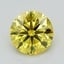 1.00 Ct. Fancy Vivid Yellow Round Lab Grown Diamond