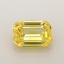 1.60 Ct. Fancy Vivid Yellow Emerald Lab Grown Diamond