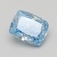 1.57 Ct. Fancy Vivid Blue Cushion Lab Grown Diamond