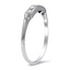 The Aretha Ring, smalltop view on a hand