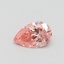 0.50 Ct. Fancy Vivid Pink Pear Lab Grown Diamond