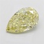 3.08 Ct. Fancy Intense Yellow Pear Lab Grown Diamond