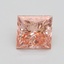 1.55 Ct. Fancy Intense Pink Princess Lab Grown Diamond