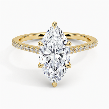 18K Yellow Gold Luxe Dawn Diamond Ring