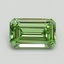 1.01 Ct. Fancy Vivid Pacific Green Emerald Lab Grown Diamond