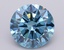 2.01 Ct. Fancy Vivid Blue Round Lab Grown Diamond