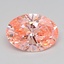 2.03 Ct. Fancy Vivid  Pink Oval Lab Grown Diamond