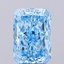5.01 Ct. Fancy Vivid Blue Radiant Lab Grown Diamond