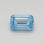 0.31 Ct. Fancy Intense Blue Emerald Lab Grown Diamond