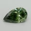 3.01 Ct. Fancy Vivid Green Pear Lab Grown Diamond