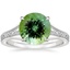 18K White Gold Tressa Split Shank Diamond Ring, smalltop view